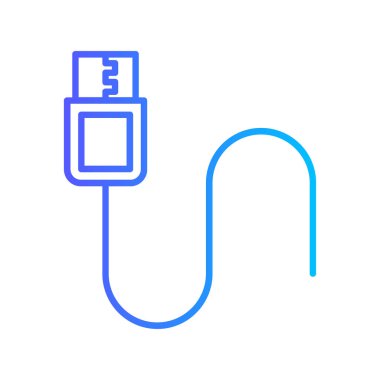 Elektrik dolgu simgesinin vektör illüstrasyonu