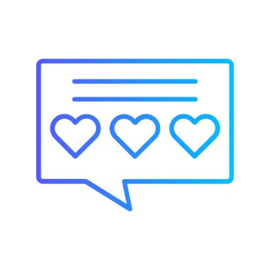 İleti kabarcığı vektör illüstrasyonu