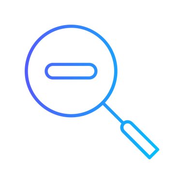 Arama vektörü renk çizgisi simgesi