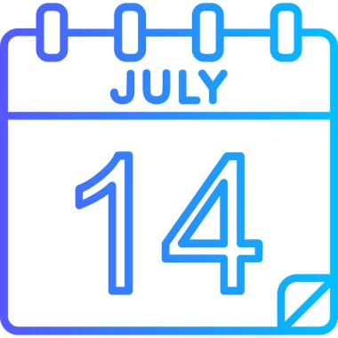 Takvim simgesi tasarımı, vektör illüstrasyonu