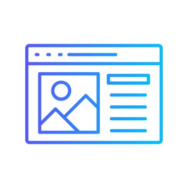 vektör posta simgesi illüstrasyonu