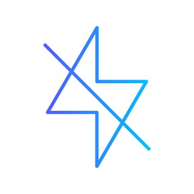 Yıldız simgesi vektör çizim tasarım