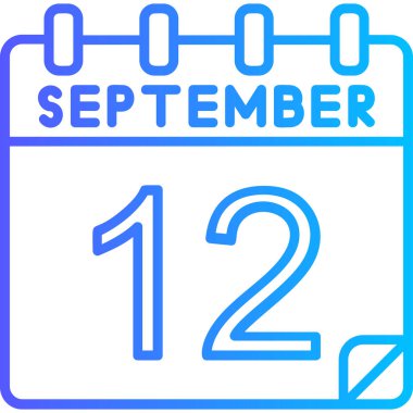 Takvim simgesinin vektör illüstrasyonu