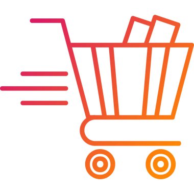 Alışveriş arabası. Basit tasarım