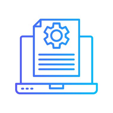 Belge simgesi tasarım vektörü