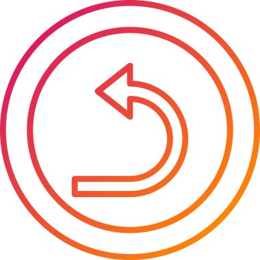 Ok. Web simgesi basit illüstrasyon