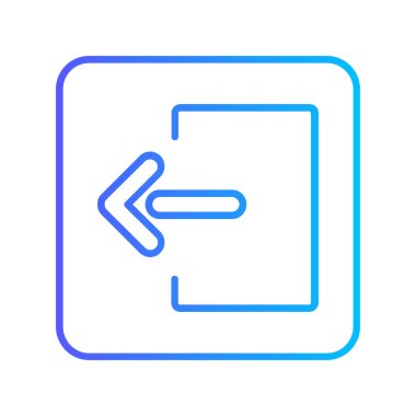 Beyaz arkaplanda vektör simgesi izole edildi