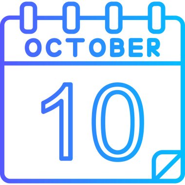 Takvim simgesinin vektör illüstrasyonu