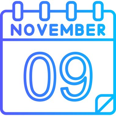 6 Kasım takvim simgesi takvimde takvim stili, tarih, ay. Takvim. Sonbahar tarzı. Kasım.