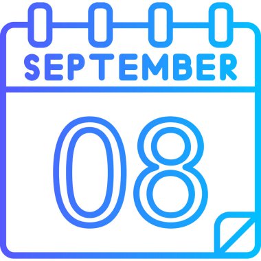 Tek bir günlük takvimdeki 9 Eylül tarihi