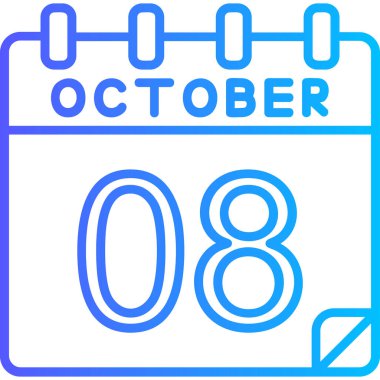 Takvim simgesinin vektör illüstrasyonu