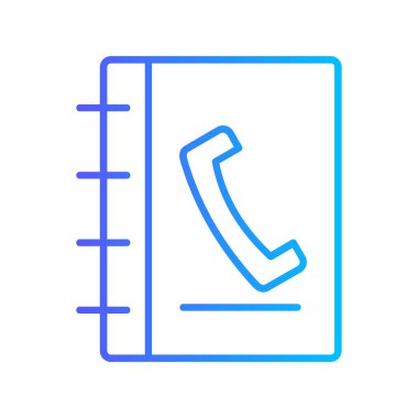 telefon simgesi vektör illüstrasyonu