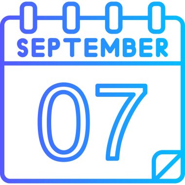 Takvim simgesinin vektör illüstrasyonu