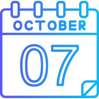 Beyaz simgeli takvim