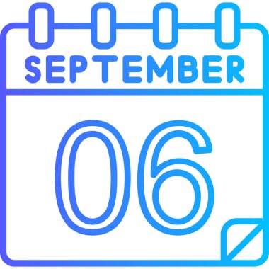 Takvim simgesinin vektör illüstrasyonu