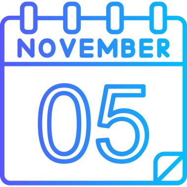 Takvim simgesinin vektör illüstrasyonu