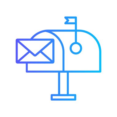 e-posta simgesi vektör çizimi tasarımı