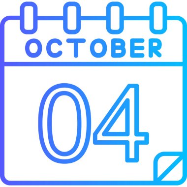 Takvim simgesinin vektör illüstrasyonu