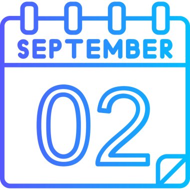 Takvim simgesi tasarımı, vektör illüstrasyonu