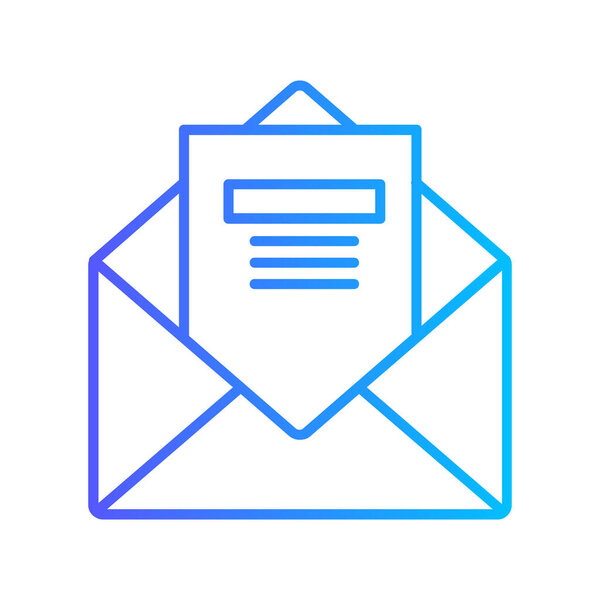message. web icon simple illustration