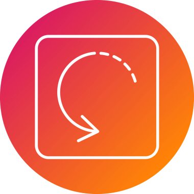 Vektör tazeleme simgesi illüstrasyonu