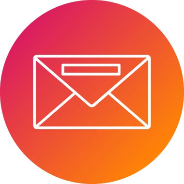 zarf simgesi vektör illüstrasyonu