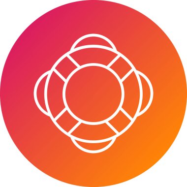 Eşsiz Çiçek Vektör Satırı Simgesi