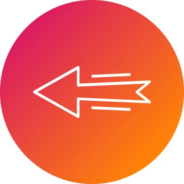 Ok. Web simgesi basit illüstrasyon