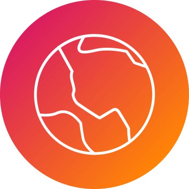 vektör Dünya simgesi illüstrasyonu