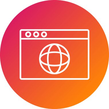 seo modern simgesinin vektör illüstrasyonu