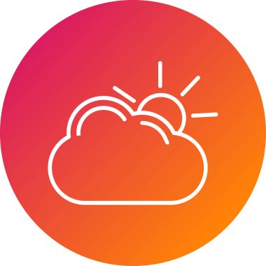 hava simgesi vektör illüstrasyonu