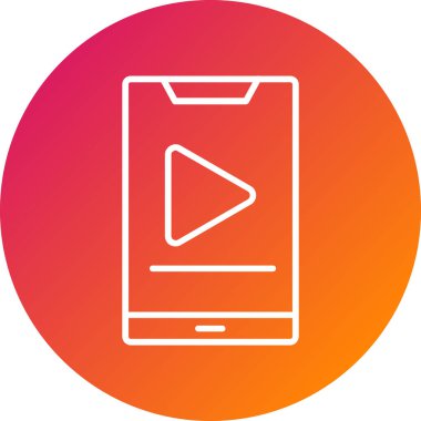 vektör lcd simgesi illüstrasyonu