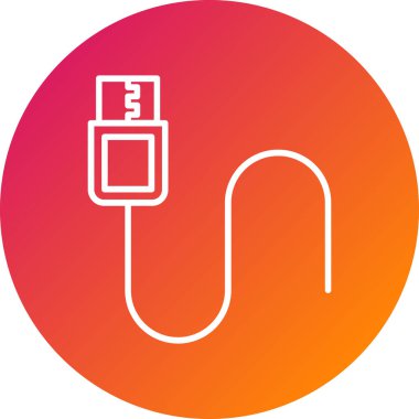 Fişi olan iki vanalı bir gaz borusunun vektör simgesi