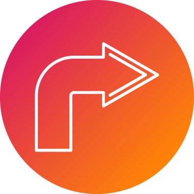 ok simgesi, vektör illüstrasyonu