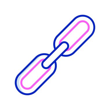 Mavi kauçuk klibin vektör çizimi