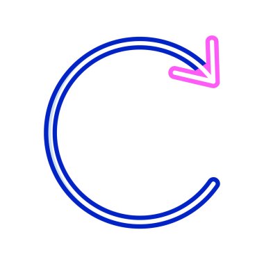 ok simgesinin vektör illüstrasyonu