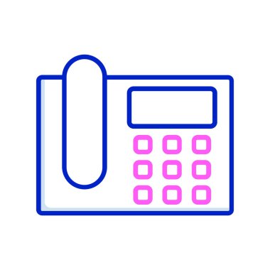 Hesap makinesi. Web simgesi basit illüstrasyon