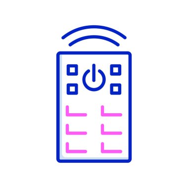 Uzaktan kumanda simge vektör çizim