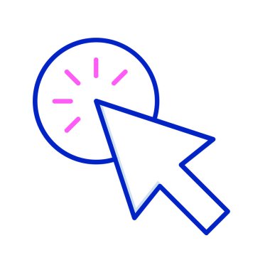 Bir yıldız simgesinin vektör illüstrasyonu