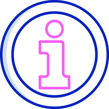 bilgi simgesi, vektör illüstrasyonu