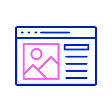 reklam kampanyası renk ikonu vektör illüstrasyonu