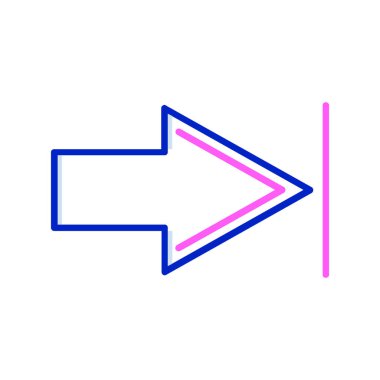 ok simgesinin vektör illüstrasyonu