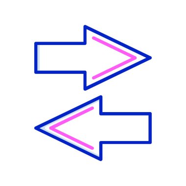 ok simgesi vektör illüstrasyonu