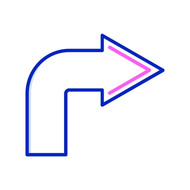 ok simgesi vektör illüstrasyonu