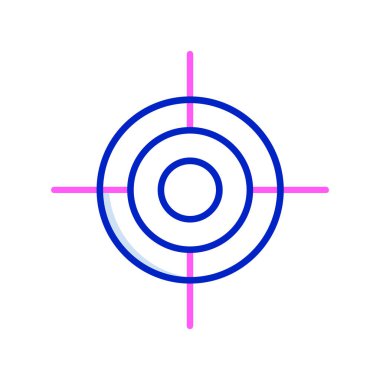 hedef simge vektör illüstrasyonu