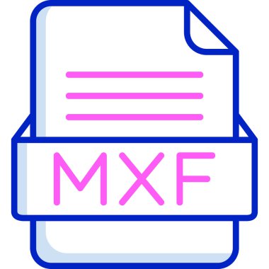 xxfile tip simgesi, vektör illüstrasyonu