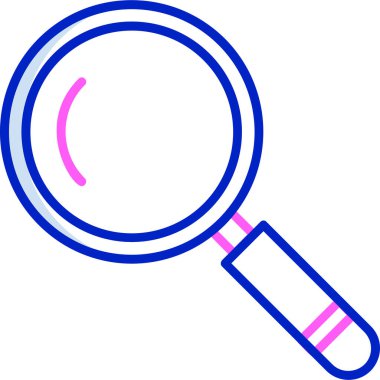 Arama büyütme simgesini tam taslak biçiminde bul