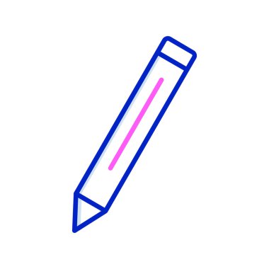 Kalem. Web simgesi basit illüstrasyon