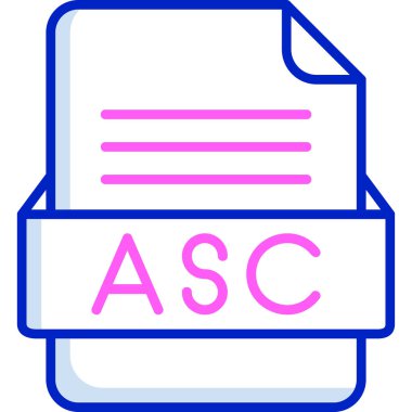 dosya biçimi simgesi, vektör illüstrasyonu