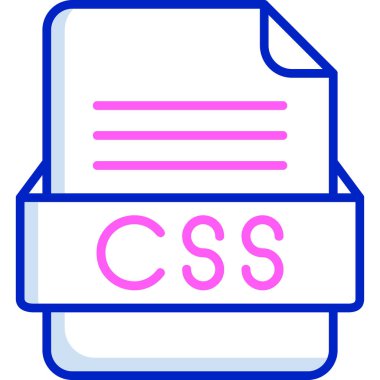 dosya biçimi simgesi, vektör illüstrasyonu